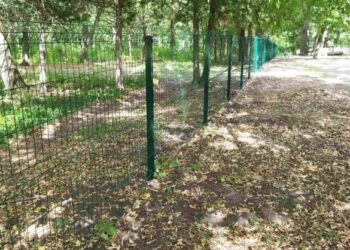 Навколо історичної пам’ятки у Тальному з’явився новий паркан