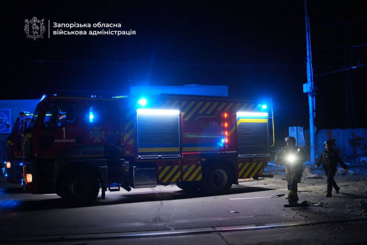 Росіяни атакували Запоріжжя дронами (відео, фото)