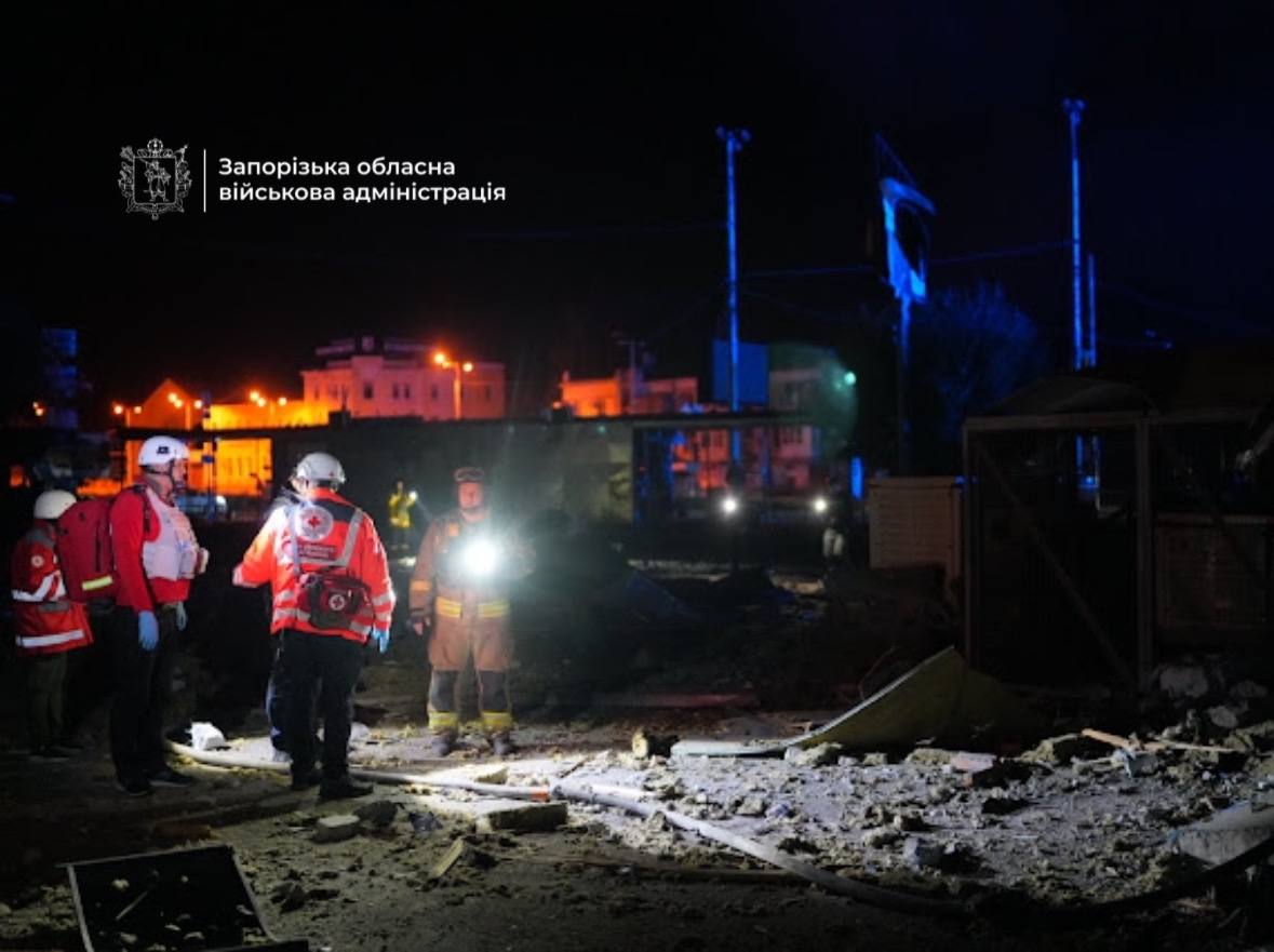 Росіяни атакували Запоріжжя дронами (відео, фото)