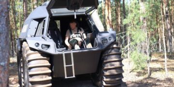 Прикордонники Рівненщини отримали сучасний снігоболотохід