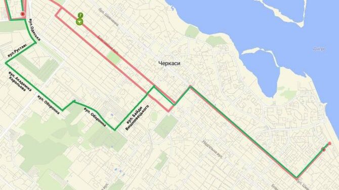 У Черкасах автобус №7 почав курсувати за оновленим маршрутом — Новини Черкащіни