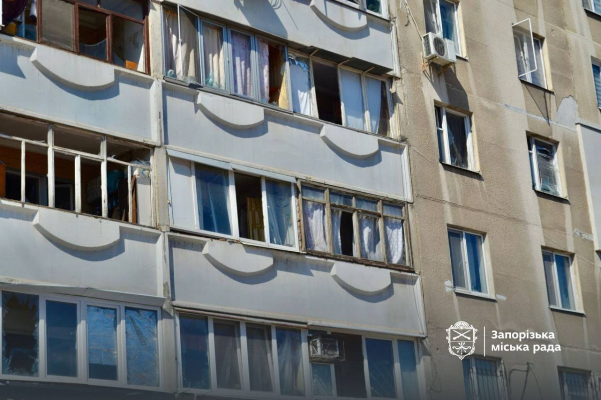 Атака безпілотника на Запоріжжя -  поранено трьох людей - доповнено (фото)