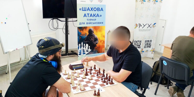 В Івано-Франківську провели шаховий турнір серед військовослужбовців (ФОТО)