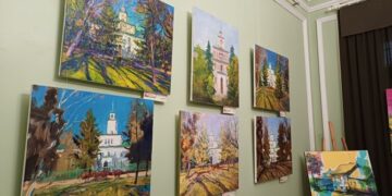 «Кольори часу»: у Чигирині відкрили виставку митців XXV Міжнародного рєпінського пленеру  — Новини Черкащіни