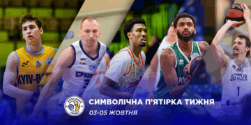 Перший тур Суперліги Favbet: визначено символічну збірну та MVP – Федерація баскетболу України