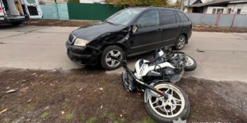 У Золотоноші внаслідок ДТП постраждали двоє неповнолітніх