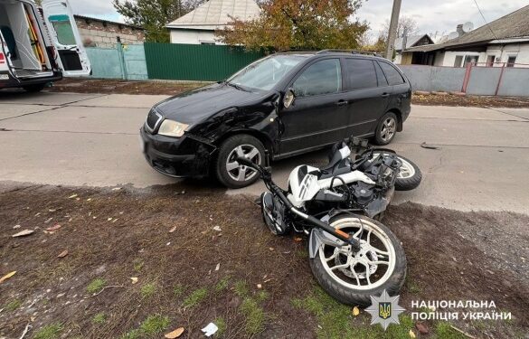 У Золотоноші внаслідок ДТП постраждали двоє неповнолітніх