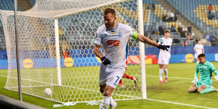 Андрій Ярмоленко в Любліні відзначив бомбардирський ювілей у складі «Динамо»