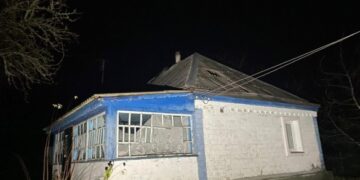 На Черкащині сили ППО знищили три десятки ворожих БпЛА: пошкоджені будинки, авто та лінії електропередач (ФОТО)