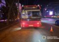 Потерпілий загинув на місці: у поліції повідомили деталі ДТП за участі маршрутного автобуса у центрі Черкас