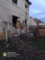 Обстріл Зеленівки / Херсонська МВА