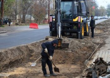 У Миколаєві ремонтують трамвайні колії на 6 Слобідській » Миколаївський Оглядач