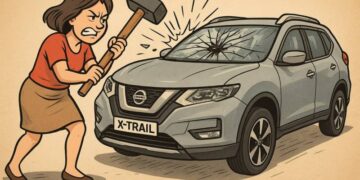 У Славуті жінка молотком «виховувала» водіїв іномарок —Хмельнитчина