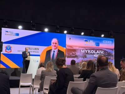 Віталій Луков презентував Миколаїв на міжнародній виставці Rebuild Ukraine 2025 » Миколаївський Оглядач