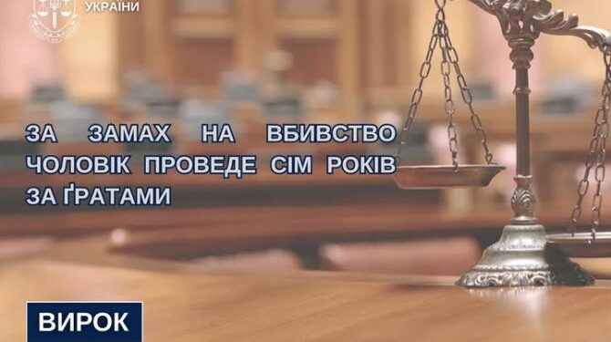 За замах на вбивство чоловік проведе сім років за ґратами — Новини Черкащіни