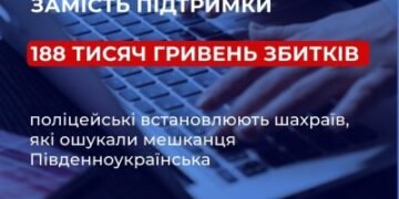 Замість фінансової підтримки – 188 тисяч гривень збитків: поліцейські встановлюють шахраїв, які ошукали мешканця Південноукраїнська » Миколаївський Оглядач