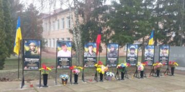 Алею Слави загиблих захисників відкрили на Черкащині