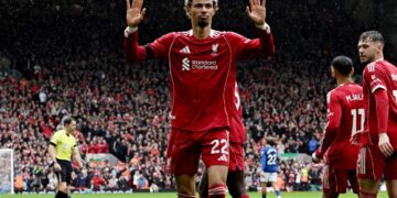 «Ливерпуль» выиграл у «Брайтона» благодаря дублю Экитике