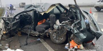 На Золотоніщині внаслідок зіткнення авто з вантажівкою травмувалася дитина