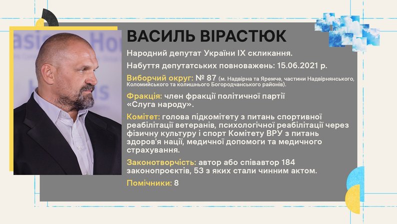 візитівка Василя Вірастюка