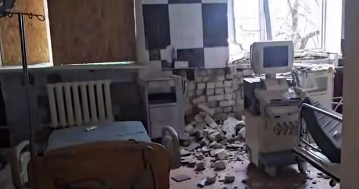 В Херсоні російські окупанти розстріляли перинатальний центр з артилерії