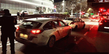 За фактом дорожньо-транспортної пригоди за участі поліцейського авто у середмісті Миколаєва призначено службове розслідування » Миколаївський Оглядач