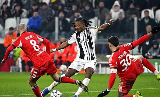 «Бенфика» проиграла «Ювентусу» в матче Лиги чемпионов