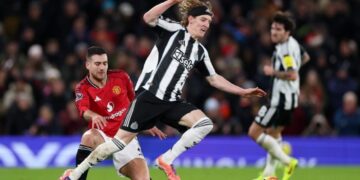 «Манчестер Юнайтед» вернулся в зону Лиги чемпионов в АПЛ победой над «Ньюкаслом»