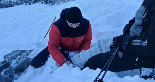 На Львівщині в горах травмувався 32-річний турист-лижник