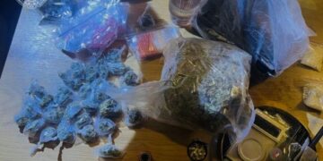 Новорічний настрій: у Києві іноземець прикрасив ялинку наркотиками – заборонені речовини він не ховав