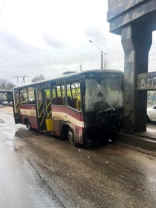 Наслідки атаки російського дрона/ Фото: Віталій Богданов