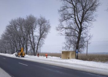 Роторний снігометник і ще 22 машини працюють на складних ділянках міжнародних доріг на Житомирщині | Журнал Житомира