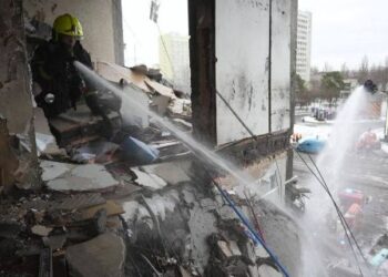 У Києві внаслідок атаки РФ пошкоджена будівля одного із міністерств