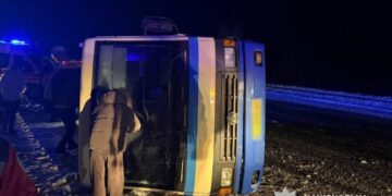 На Уманщині перекинувся автобус: 8 людей у лікарні