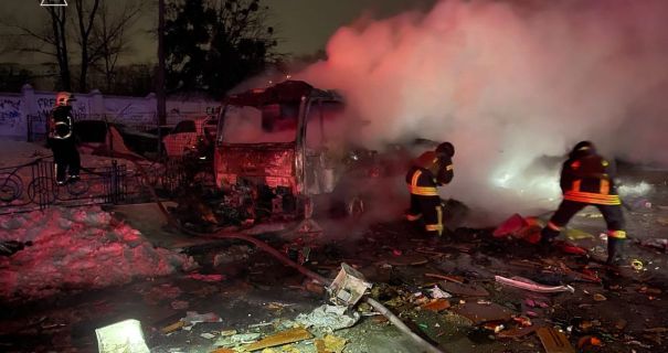 Нічна атака РФ на Київ: одна людина постраждала, зафіксовані пожежі та руйнування