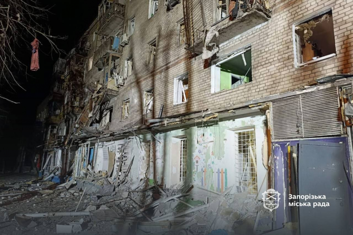 Удар по дитячому закладу: в Запоріжжі російський безпілотник знищив освітній простір для малечі (фото, відео)