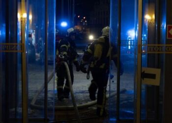 У центрі Києва горів готель