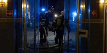 У центрі Києва горів готель