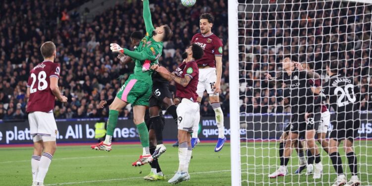 «Манчестер Сити» не смог выиграть у «Вест Хэма» в 30-м туре АПЛ