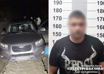 Непереможна шепетівська грязюка: автокрадій не зміг проїхати навіть двох кілометрів —Хмельнитчина