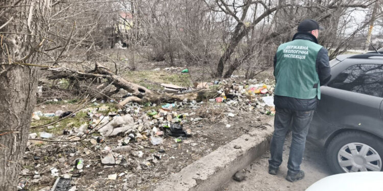 У Космічному районі Запоріжжя екологи виявили стихійне звалище – сміття накопичилось поруч із парковкою | Новости Запорожья