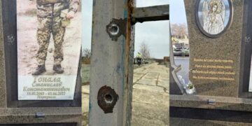 В Рені розстріляли пам’ятник загиблому захиснику України :: Інтент :: Суспільно-політичне видання:: Регіональна мережа якісної журналістики