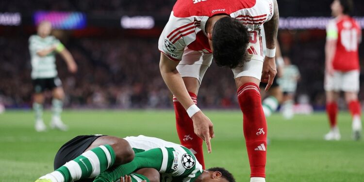 «Арсенал» вышел в ½ финала Лиги чемпионов