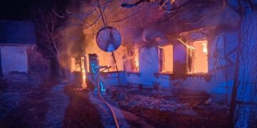 Коротке замикання спричинило пожежу: на Уманщині є постраждалий