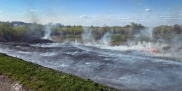 На Черкащині за добу вигоріло понад 7 гектарів сухостою