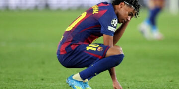 Победа над «Атлетико» не спасла «Барселону» от вылета из Лиги чемпионов