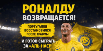 Роналду шикарно вернулся после травмы и помог «Аль-Насру» выиграть у «Аль-Наджмы» в 27-м туре