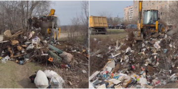 У Хортицькому районі Запоріжжя вивезли 22 тонни сміття – стихійне звалище утворилося у ямі | Новости Запорожья