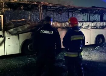 У Львові біля виїзду з міста вибухнув автобус