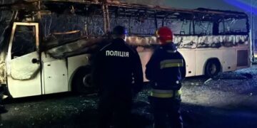 У Львові біля виїзду з міста вибухнув автобус